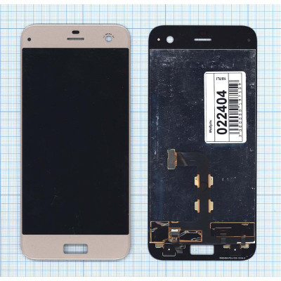 Дисплей для ZTE Blade S7 золотой