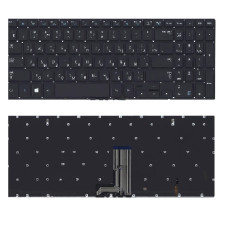 Клавиатура для ноутбука Samsung NP670Z5E-X01 черная с подсветкой