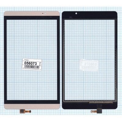 Сенсорное стекло (тачскрин) для Huawei MediaPad M2 8.0 золотистое