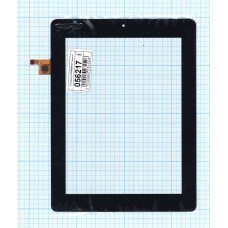 Сенсорное стекло (тачскрин) для Prestigio PMP7280C, PMT7287 CTP080088-03 черное