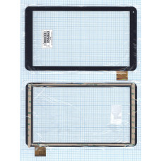 Сенсорное стекло (тачскрин) XC-PG1010-033-A1-FPC черное