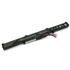 Аккумуляторная батарея для ноутбука Asus X450J (A41-X550E) 14.4V 2600mAh OEM черная