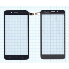 Сенсорное стекло (тачскрин) для Micromax Q391 Canvas Spark 2 черное
