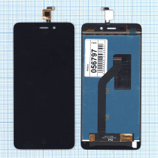 Дисплей для ZTE Blade X3 черный