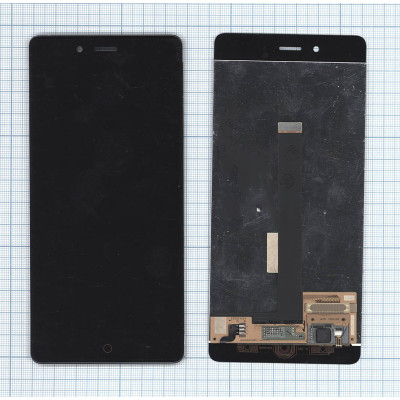 Дисплей для ZTE Nubia Z11 черный