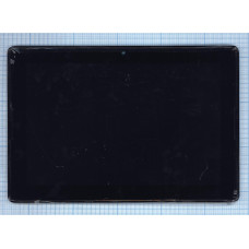 Модуль (матрица + тачскрин) для Lenovo IdeaTab A7600 с рамкой черный