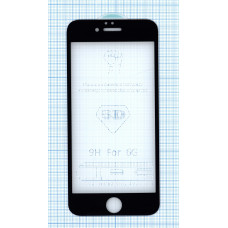Защитное стекло 5D для Apple iPhone 6/6S черное