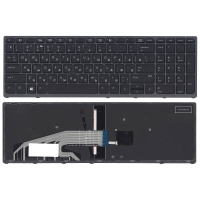 Клавиатура для HP ZBook 17 G3 цвет черный с подсветкой
