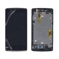 Дисплей для Lenovo A2010 черный с черной рамкой