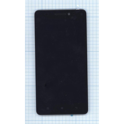 Дисплей для Lenovo A7000 черный с рамкой