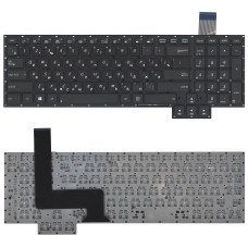 Клавиатура для ноутбука Asus G750 G750JX G750JW черная без рамки