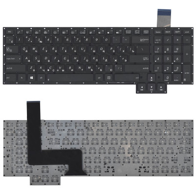 Клавиатура для ноутбука Asus G750 G750JX G750JW черная без рамки