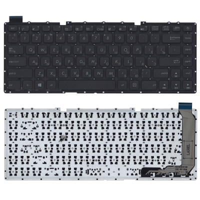Клавиатура для ноутбука Asus X441 X441S X441SA черная без рамки