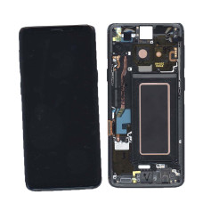 Дисплей для Samsung Galaxy S9 SM-G960F в сборе с тачскрином и рамкой серый