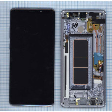 Дисплей для Samsung Galaxy Note 8 SM-N950F/DS серый с рамкой