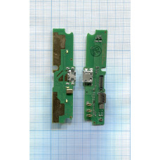 Разъем Micro USB для AlcateI Idol 2 Mini S 6036Y (плата с системным разъемом)