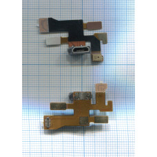 Разъем Micro USB для Nokia Lumia 1020 на шлейфе с микрофоном