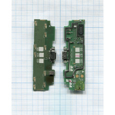 Разъем Micro USB для Nokia Lumia 625 (плата с системным разъемом и микрофоном)