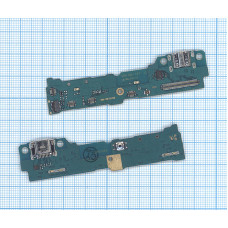 Разъем Micro USB для Samsung T810 T813 T815 T819 (плата с системным разъемом)