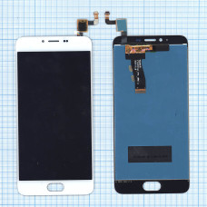 Дисплей для Meizu M5 белый
