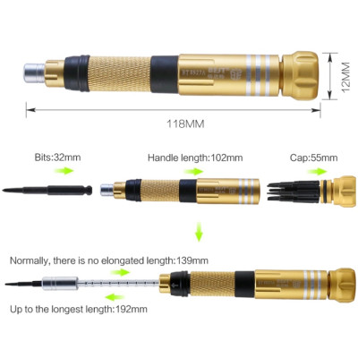 Отвертка со сменными насадками Best BST-8927A