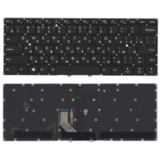 Клавиатура для ноутбука Lenovo Yoga 5 pro Yoga 910 черная без рамки с подсветкой