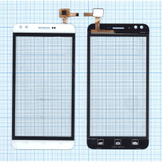 Сенсорное стекло (тачскрин) для Prestigio Muze C3 MultiPhone 3504 белое