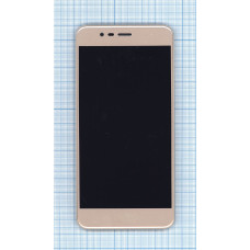 Дисплей для Asus ZenFone 3 Max ZC520TL золотистый с рамкой
