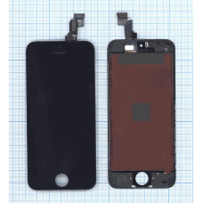 Дисплей для iPhone 5C в сборе с тачскрином (Hancai) черный