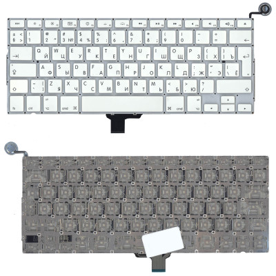 Клавиатура для ноутбука MacBook A1342 2009/2010 белая 13,3