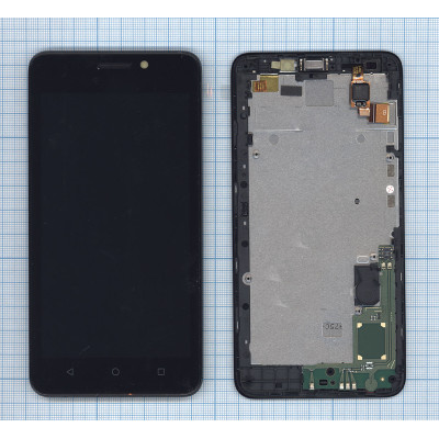Дисплей для Huawei Ascend Y635 черный с рамкой