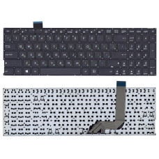 Клавиатура для ноутбука Asus X542 A542 K542 черная без рамки