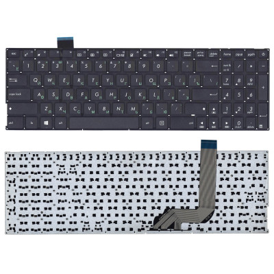 Клавиатура для ноутбука Asus X542 A542 K542 черная без рамки