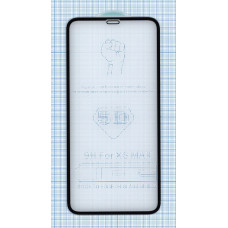 Защитное стекло 5D для Apple iPhone XS Max черное