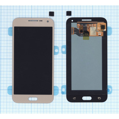 Дисплей для Samsung Galaxy E5 SM-E500 OLED золотой