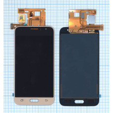 Дисплей для Samsung Galaxy J1 (2016) SM-J120F (TFT) золотистый