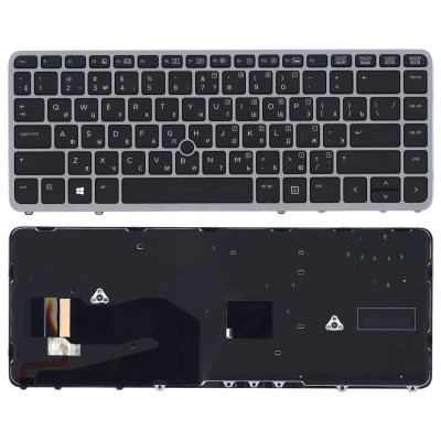 Клавиатура для HP ZBook 14 цвет черный