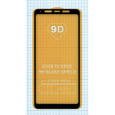 Защитное стекло для Samsung Galaxy A9 2018 черное
