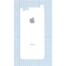 Защитное заднее стекло для iPhone 6/6S белое Защитное заднее стекло для iPhone 6/6S белое
