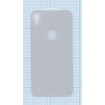 Защитное заднее стекло для iPhone XR белое