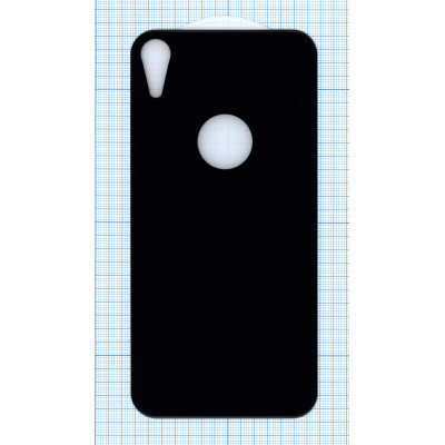 Защитное заднее стекло для iPhone XR черное