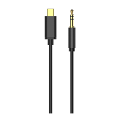 Аудио кабель Baseus Yiven Type-C male To 3.5 male Audio Cable M01 Black 1.2M