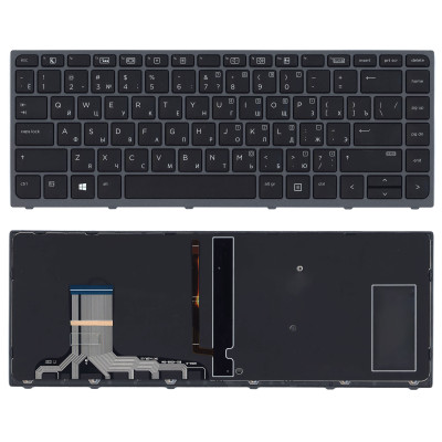 Клавиатура для HP Zbook Studio G4 цвет черный с подсветкой