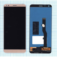 Дисплей для ZTE Blade V9 золотой