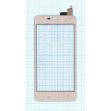 Сенсорное стекло (тачскрин) для Prestigio Muze G3 LTE PSP3511 золотое
