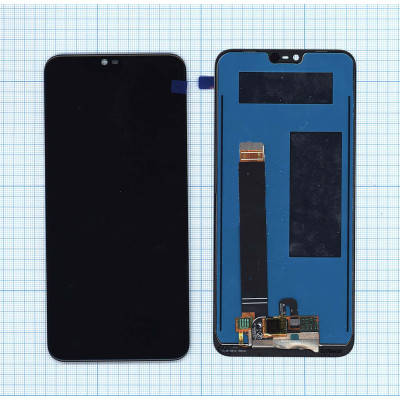Дисплей для Nokia 7.1 черный