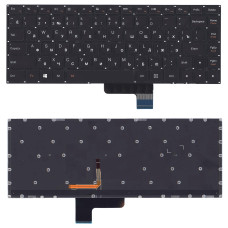 Клавиатура для ноутбука Lenovo IdeaPad Yoga 700-14ISK черная с подсветкой