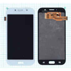 Дисплей для Samsung Galaxy A7 (2017) SM-A720F (TFT) синий