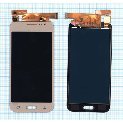 Дисплей для Samsung Galaxy J2 SM-J200 TFT золотой