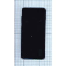 Дисплей для Samsung Galaxy S10+ SM-G975F в сборе с тачскрином и рамкой зеленый